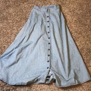 Vintage Blue vintage denim skirt